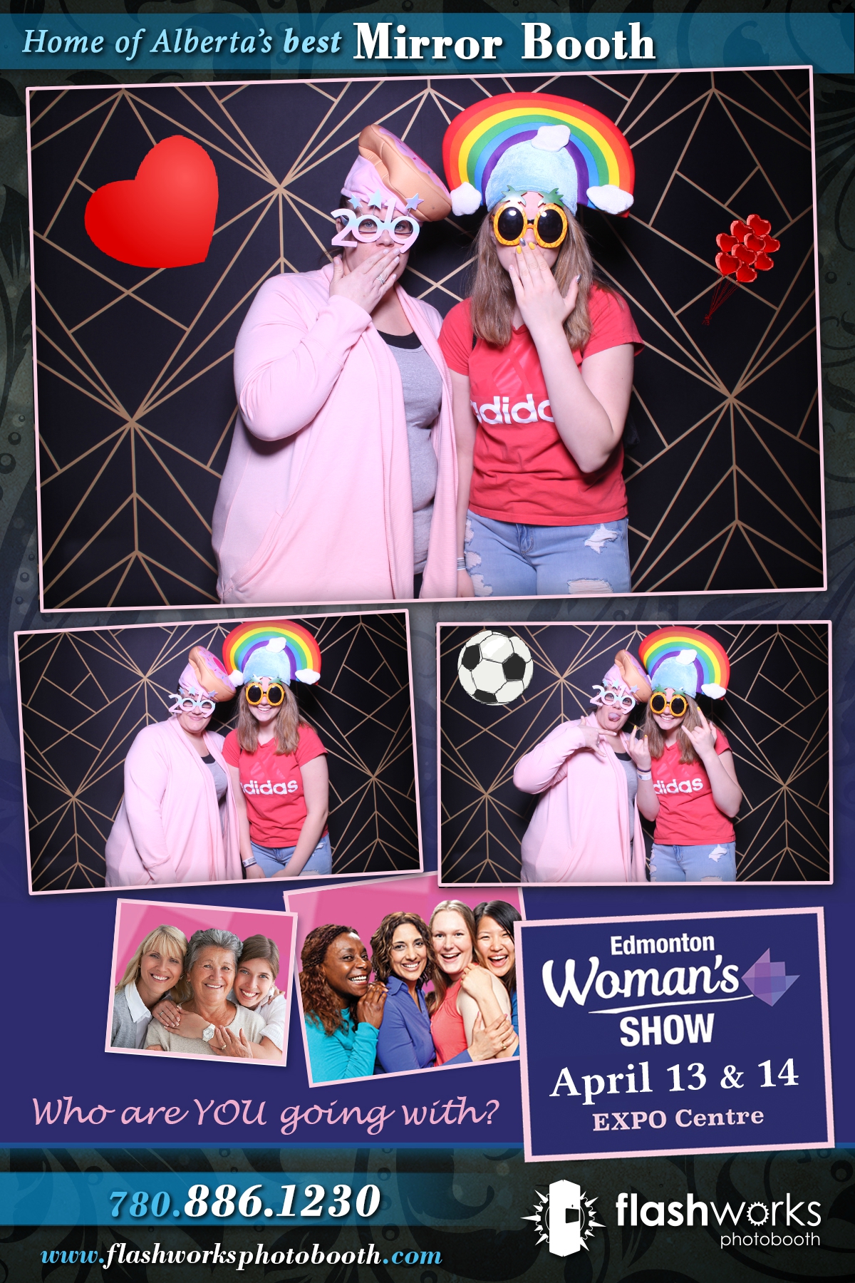 Spring Edmonton Woman's Show 2019 | View more photos from the event at gallery.flashworksphotobooth.com/u/FlashworksPhotoboothInc/Spring-Edmonton-Womans-Show-2019